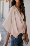 Amra Fashion Simply Nice-Looking Draped Blouse