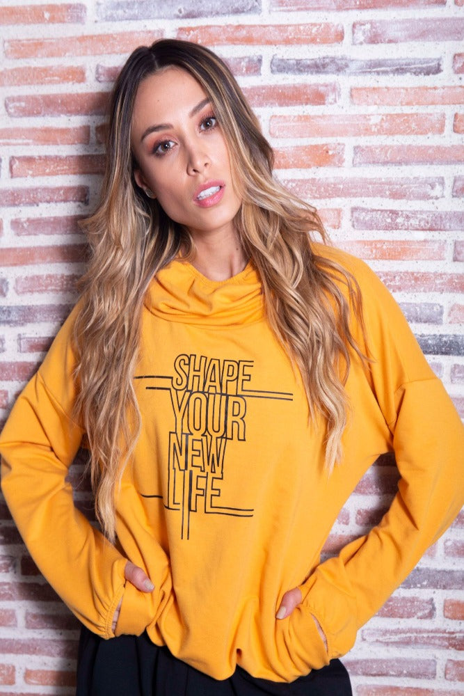 Amra Fashion Yellow  Protective Sweatshirt