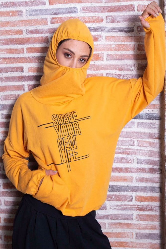 Amra Fashion Yellow  Protective Sweatshirt