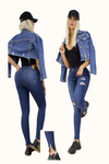 Women’s High Waist Jeans Colombian Skinny Butt Lifting Jean162v