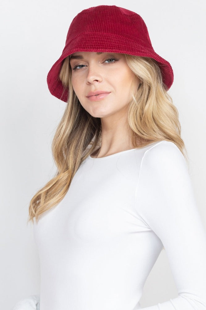 AmraFashion-Line-Textured-Cotton-Corduroy-Fashion-Bucket-Hat