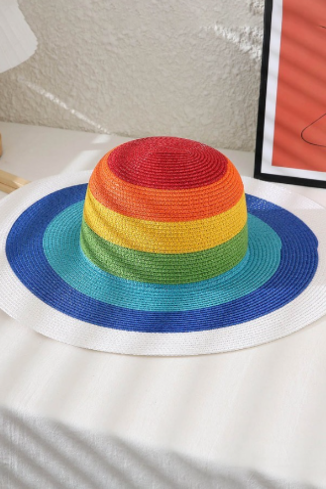 AmraFashion-Multi-Colors-Paper-Floppy-Hat
