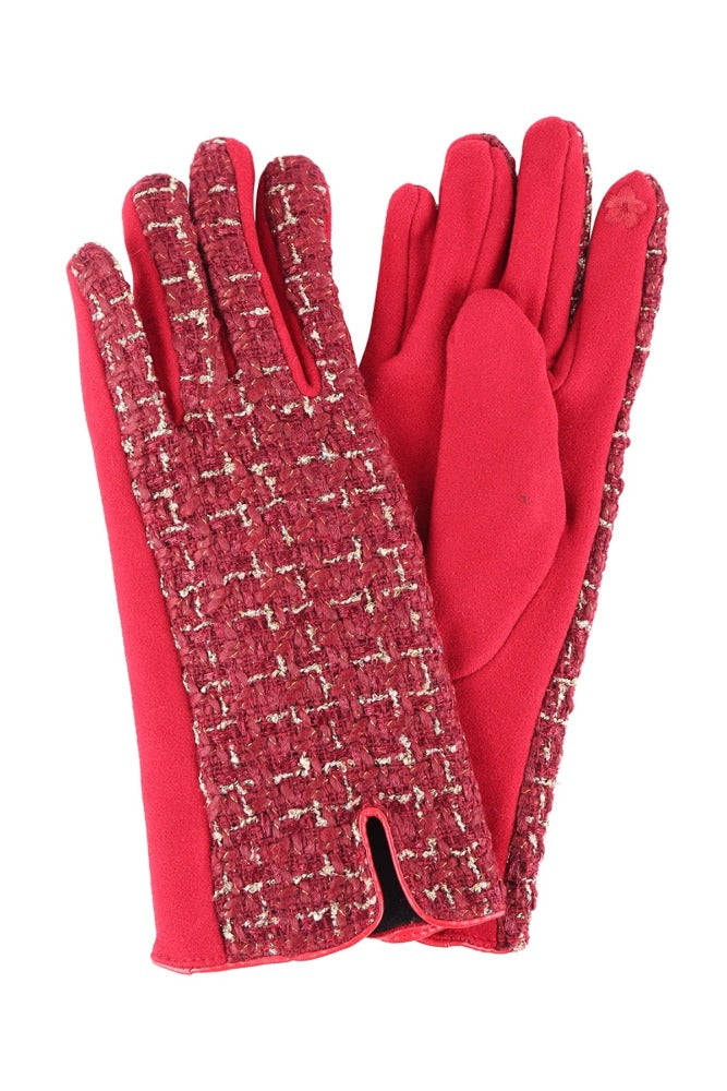 AmraFashion-Plaid-Smart-Touch-Gloves-Red