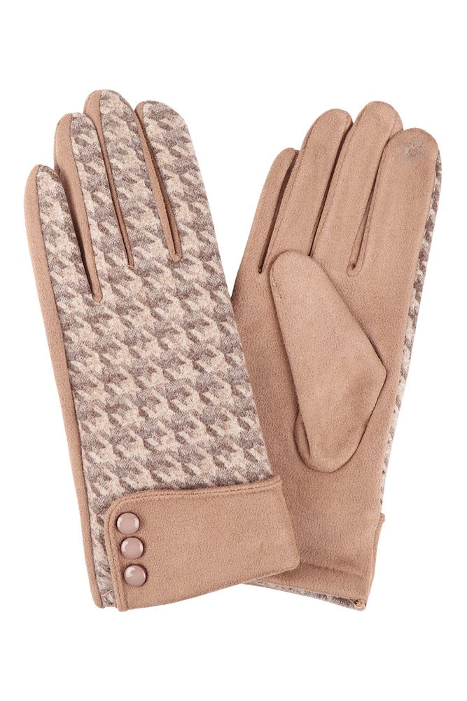 AmraFashion-Smart-Touch-Gloves-W-Button-Brown