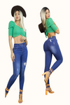 Women’s High Waist Jeans Colombian Skinny Butt Lifting Jean 160M