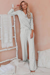 Amra Fashion Gray Cotton Modal Shirt and Pants Loungewear