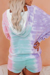 Amra Fashion Boardwalk Overlook Seashell Purple Multi Tie Dye Set