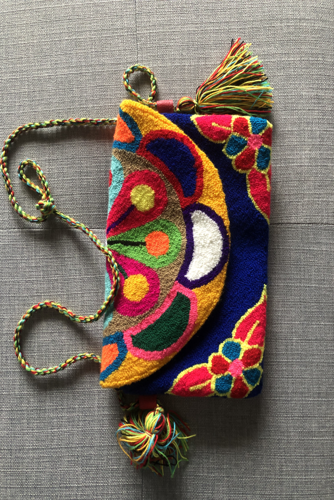 Wayuu Clutch Wallet With Long Strap 100% Handmade